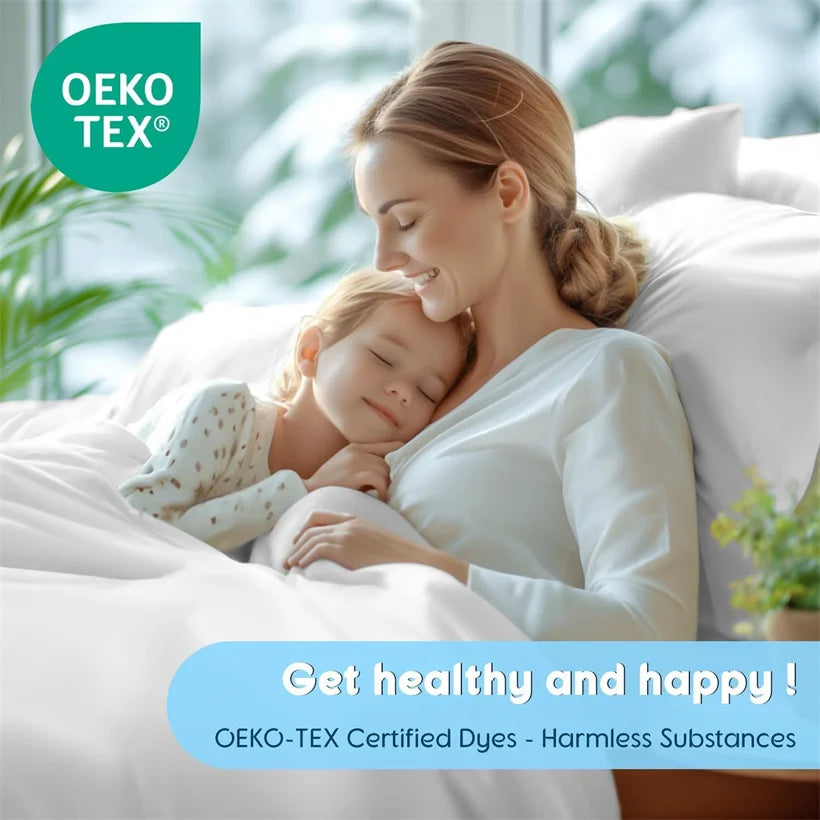 Premium Long-Staple Cotton Bedding Set – Luxury, Softness & Hotel-Level Comfort