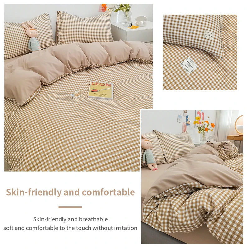 100% Cotton Duvet Cover Set – Pure Comfort for a Better Night’s Sleep