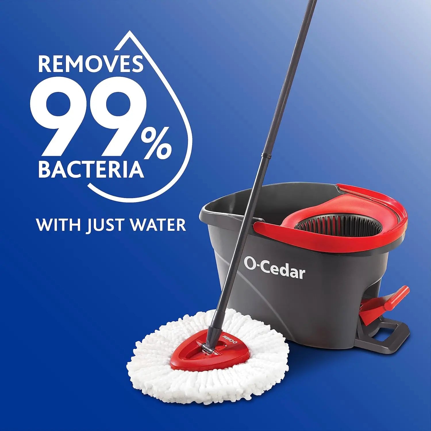 O-Cedar EasyWring™ Microfibre Spin Mop & Bucket System